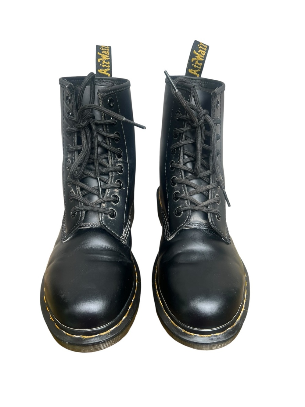 Dr. Martens Black Leather 1460 8 eye Lace-Up men or women’s Boots - Picture 4 of 10